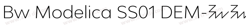 Bw Modelica SS01 DEM字体转换